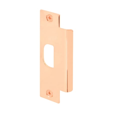 Prime-Line Prime-Line 4-7/8 in. H X 1-1/4 in. L Polished Brass Brass Door Strike U9484